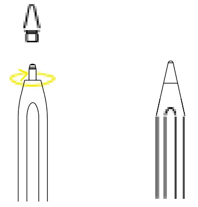 pinkcat SKY-PEN2 Dual Mode Charging Magnetic iPad Charging Stylus Pen - pen