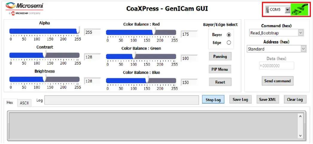 MICROCHIP-DG0884-PolarFire-CoaXPress-GenlCam-12G-Video-Kit-fig 10