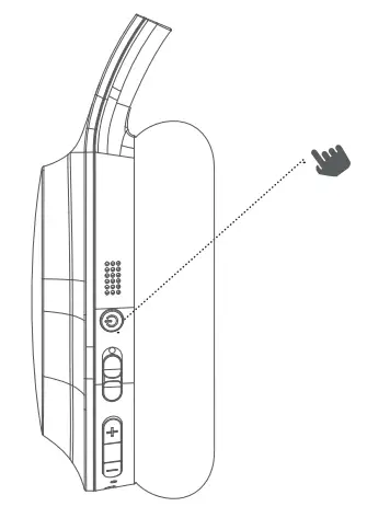 Tribit BTH73 Active Noise Cancelling Wireless Headphones - turn on off