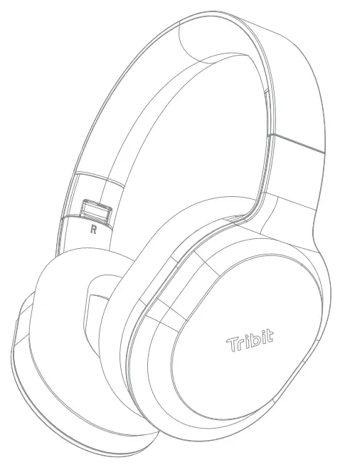 Tribit BTH73 Active Noise Cancelling Wireless Headphones