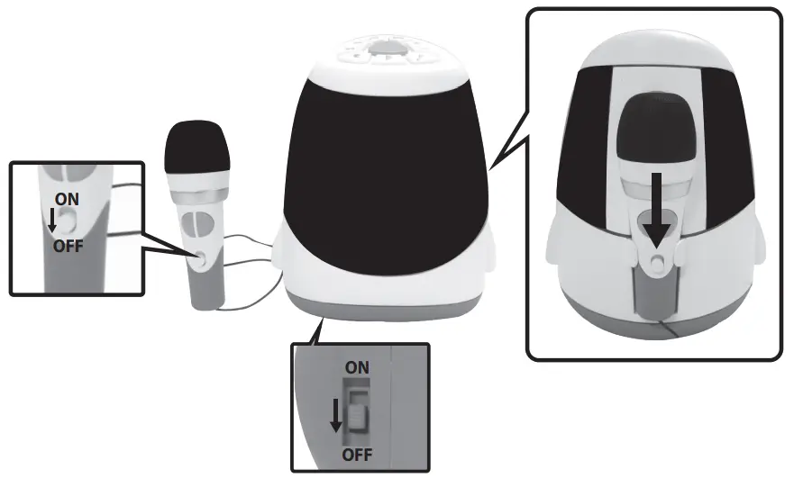 TOBI 657566C Interactive Karaoke Machine - STORAGE