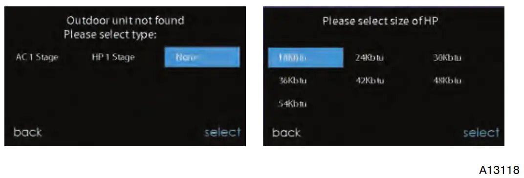 Carrier Infinity Touch Control - Searching for Outdoor Unit