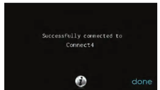 Carrier Infinity Touch Control - control will inform you if the connection is successful