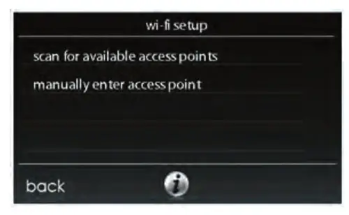 SETUP A WI--FI CONNECTION