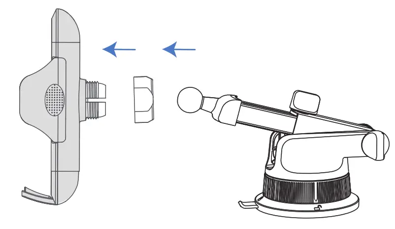 VANMASS VMPI01010A Car Phone Mount - Assembly of Mount