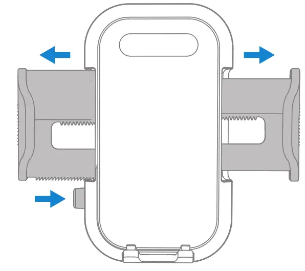 VANMASS VMPI01010A Car Phone Mount - Using Steps
