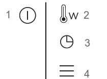 De Dietrich 315331 Combi Microwave Oven- BUTTONS 1