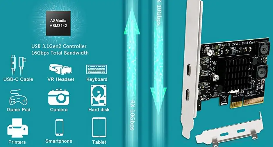 Febsmart Fs-c2-pro Pcie 3.0 X4 Usb 3.1 Gen2 10gbps Expansion Card User Manual