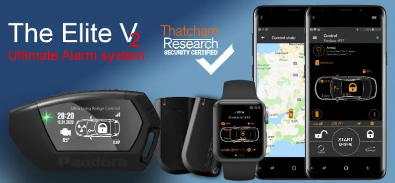 Pandora Elite V2 Car Alarm Instruction Manual