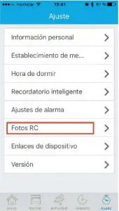 Smart Band App Camera remote control