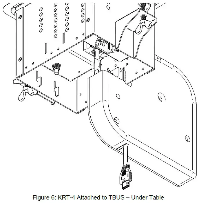 Attaching KRT-4 to a TBUS 3
