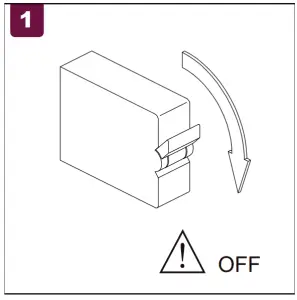 Ansell ATSLED 3NM LED Twin Spot Non-Maintained 3W - figure 1