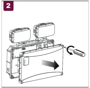 Ansell ATSLED 3NM LED Twin Spot Non-Maintained 3W - figure 2