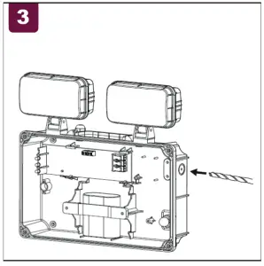 Ansell ATSLED 3NM LED Twin Spot Non-Maintained 3W - figure 3