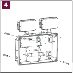 Ansell ATSLED 3NM LED Twin Spot Non-Maintained 3W - figure 4