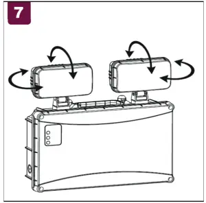 Ansell ATSLED 3NM LED Twin Spot Non-Maintained 3W - figure 7