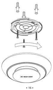 X-SENSE XP01-W Wireless Interlinked Combination Smoke and Carbon---Monoxide