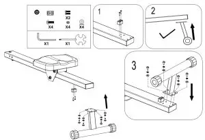 DOMYOS FRO120 Rowing Machine Essential - SECURITY 10