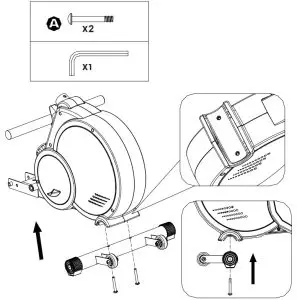 DOMYOS FRO120 Rowing Machine Essential - SECURITY 2