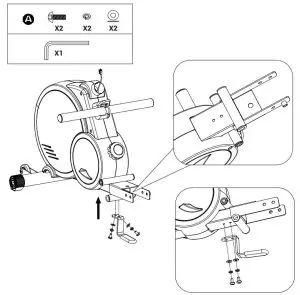 DOMYOS FRO120 Rowing Machine Essential - SECURITY 3