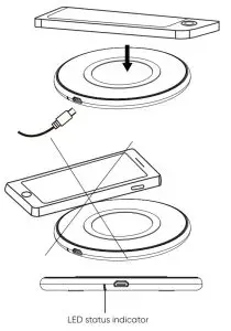 Shenzhen Dbk Electronics WC067BLK Wireless Charging Pad - device 3