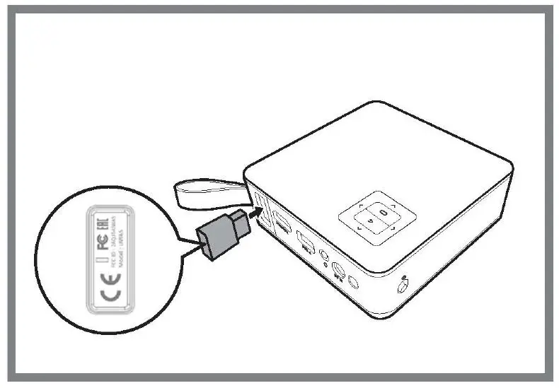 AOPEN PV11 Portable Wireless Projector fig 2