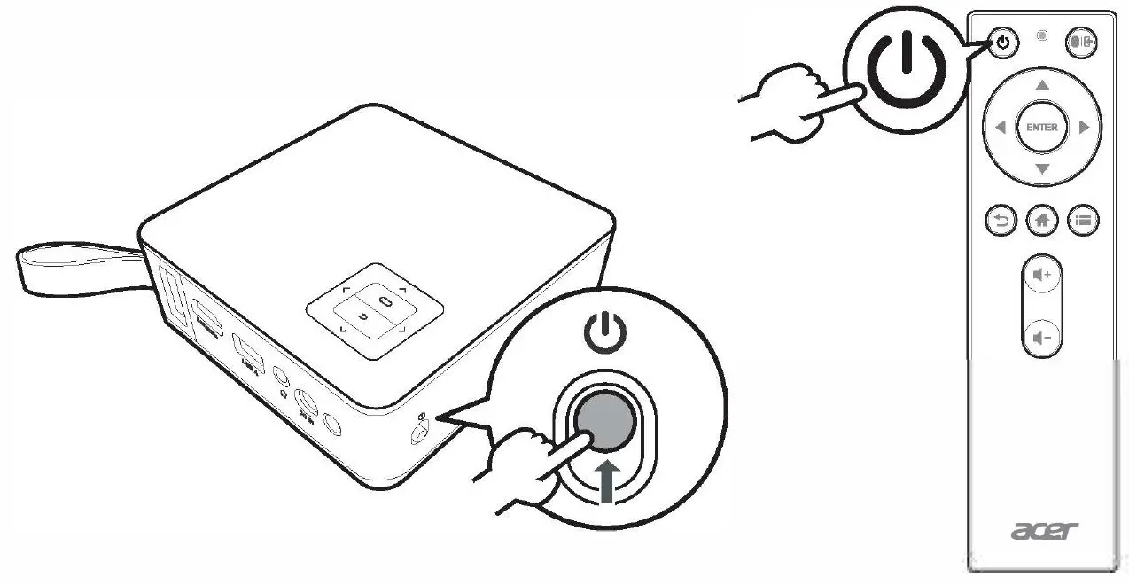 AOPEN PV11 Portable Wireless Projector fig 3