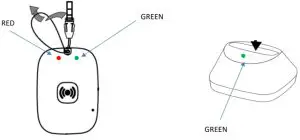 doro 450 Mobile Social Alarm - front and side view 2