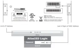 AtlasIED AP S15HRIP IP Power Distribution Systems - Logging Into the Unit