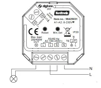 Nordtronic Box Dimmer Zigbee fig 4