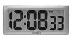 a close up of a clock