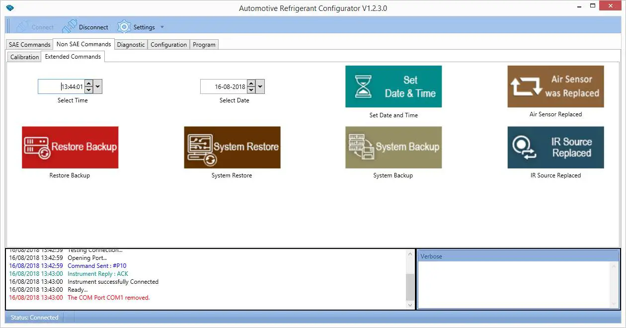 INSTRUMART-SS980-Mentor-Refrigerant-Identifier-Communications-fig-14