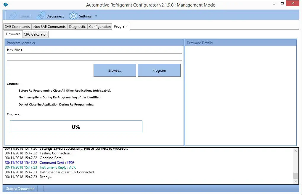 INSTRUMART-SS980-Mentor-Refrigerant-Identifier-Communications-fig-18