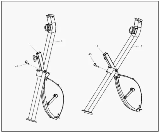 LIFESPAN EXER-11 Folding Exercise Bike - ASSEMBLY