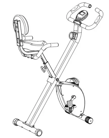 LIFESPAN EXER-11 Folding Exercise Bike -Exercise