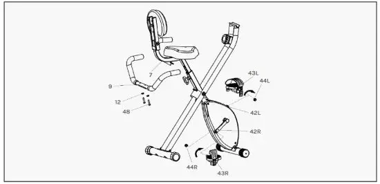 LIFESPAN EXER-11 Folding Exercise Bike - STEP 4
