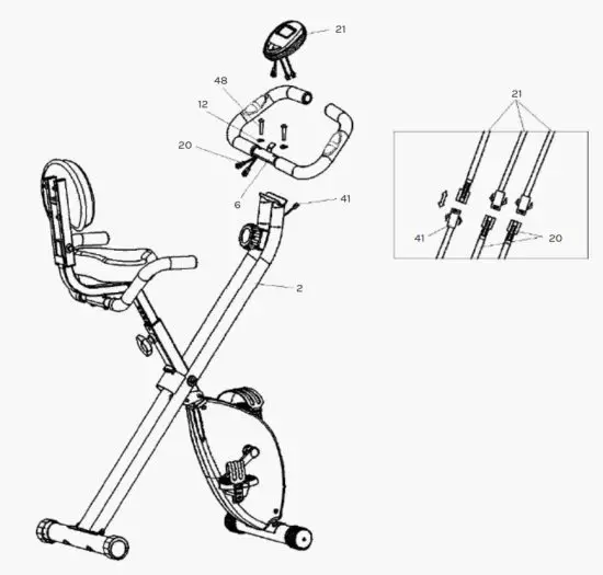 LIFESPAN EXER-11 Folding Exercise Bike - STEP 5