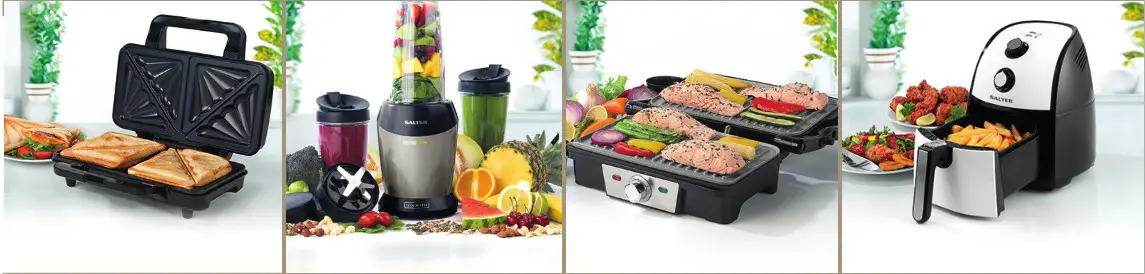 SALTER EK4383GOLD Olympus 800W Glass Jug Blender - overview