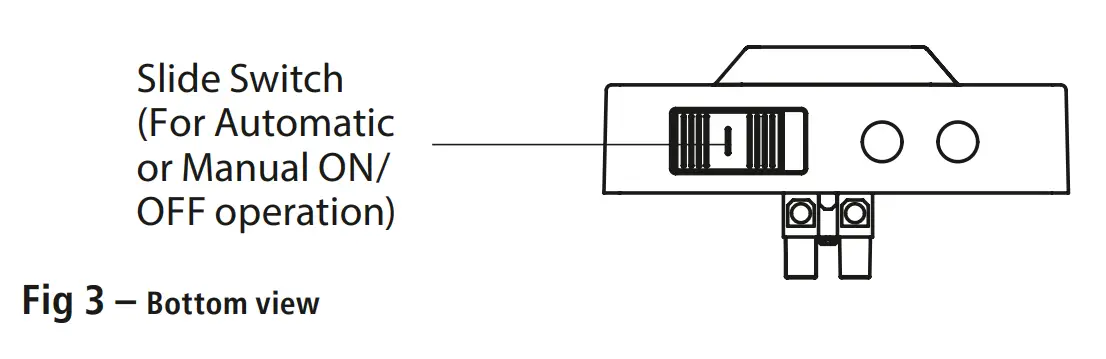 TIMEGUARD ST910 Motion Sensor PIR Light Switch 2 Wire - Front view 1