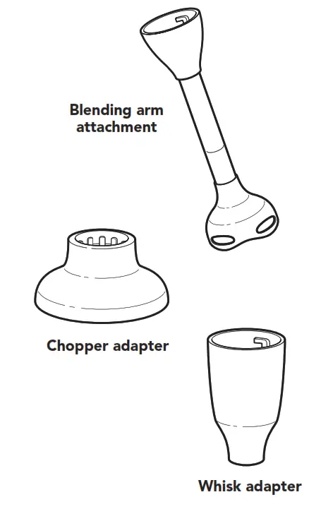 KitchenAid KHB2351 3 Speed Hand Blender - fig 2