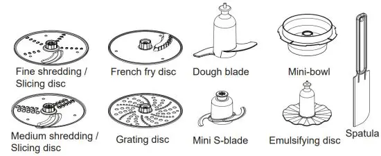 GE Appliances G8P0AASSPSS 12-Cup Food Processor - figure 4