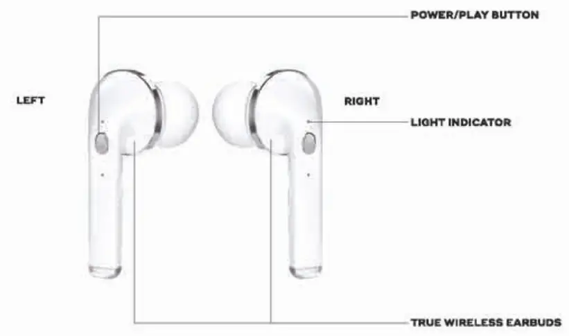 PrimeAudio PATW-1005-SV Vapor True Wireless Earbuds-Fig1