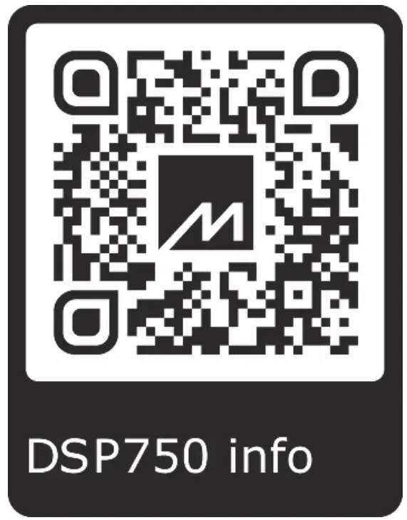MERIDIAN DSP750 In Wall Digital Active Loudspeaker - QR code