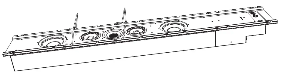 MERIDIAN DSP750 In Wall Digital Active Loudspeaker - handle
