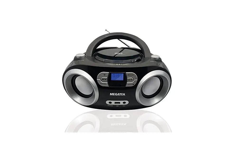 Megatek Cb-m25bt Portable Cd Player Boombox With Fm Stereo Radio-user's Manual