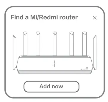 Add the router to your Mi Account