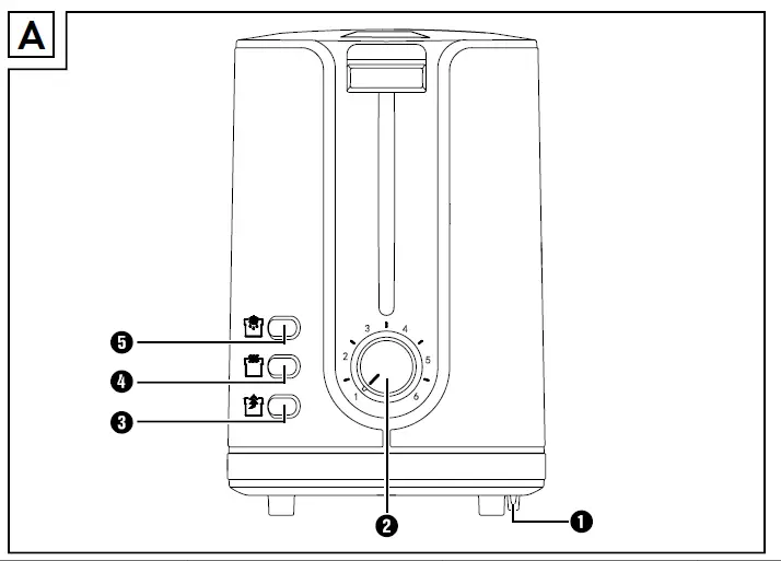 SILVERCREST STLE 1000 A1 Long-Slot Toaster-fig-1