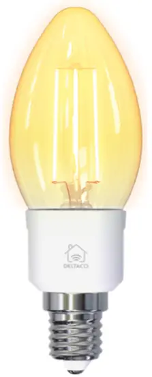 DELTACO SH LFE14C35 LED Smart Bulb