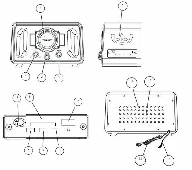 PYLE PUNP34BT Retro Wireless -Bluetooth-Radio-Speaker-fig-4