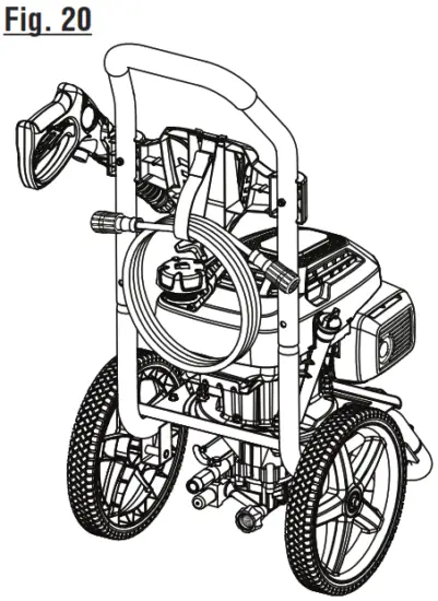 RYOBI RY803023 3100 PSI Pressure Gas Washer - Fig 20